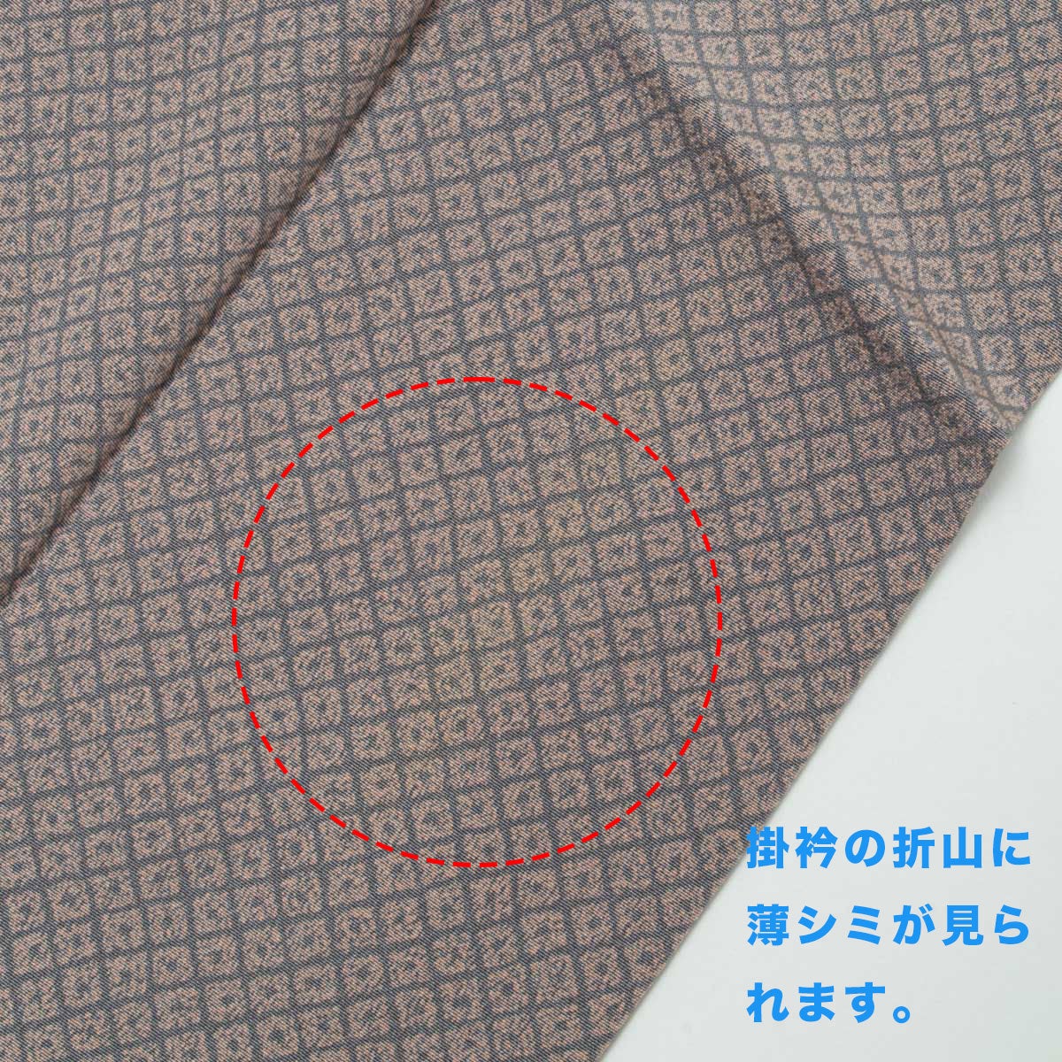 美品】小紋 友禅 疋田文 総柄 ベージュ グレー 正絹 身丈：約155cm 裄